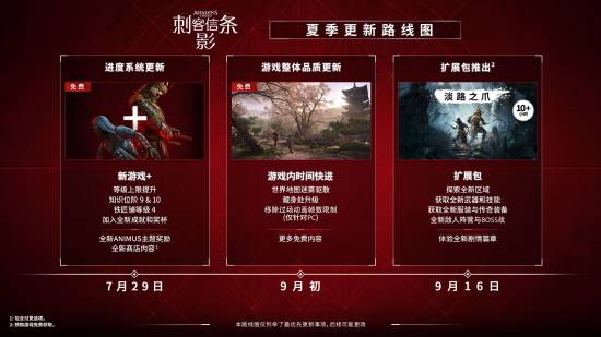 刺客信条：影更新计划获玩家称赞：愿意下载重新玩！