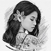 艺术滤镜 照片编辑器: 铅笔素描 , 绘画滤镜, 卡通